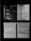 Library grounds; Valentine picture; Portrait of man (4 Negatives), December 1955 - February 1956, undated [Sleeve 34, Folder a, Box 9]